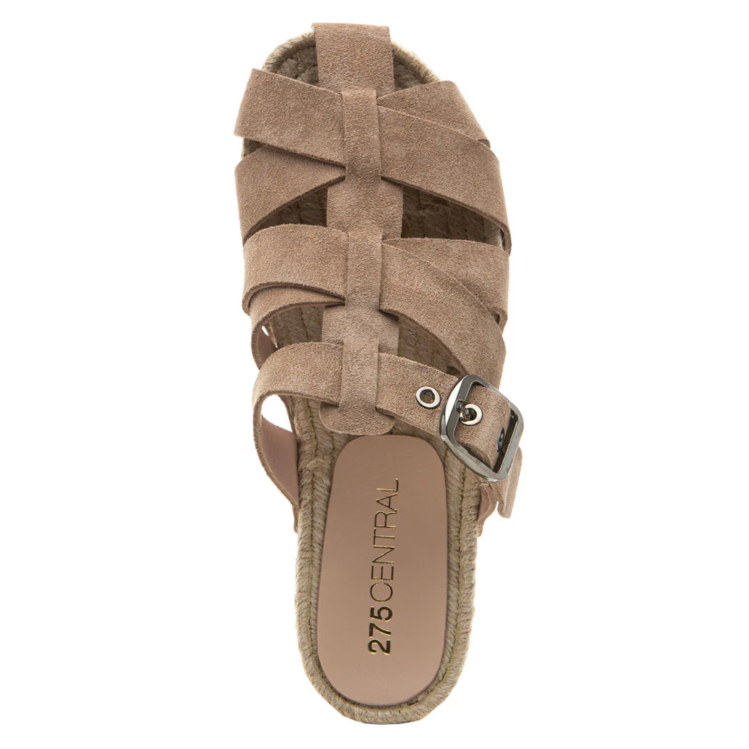 Margo Suede Espadrille Fisherman Sandal - Image 3