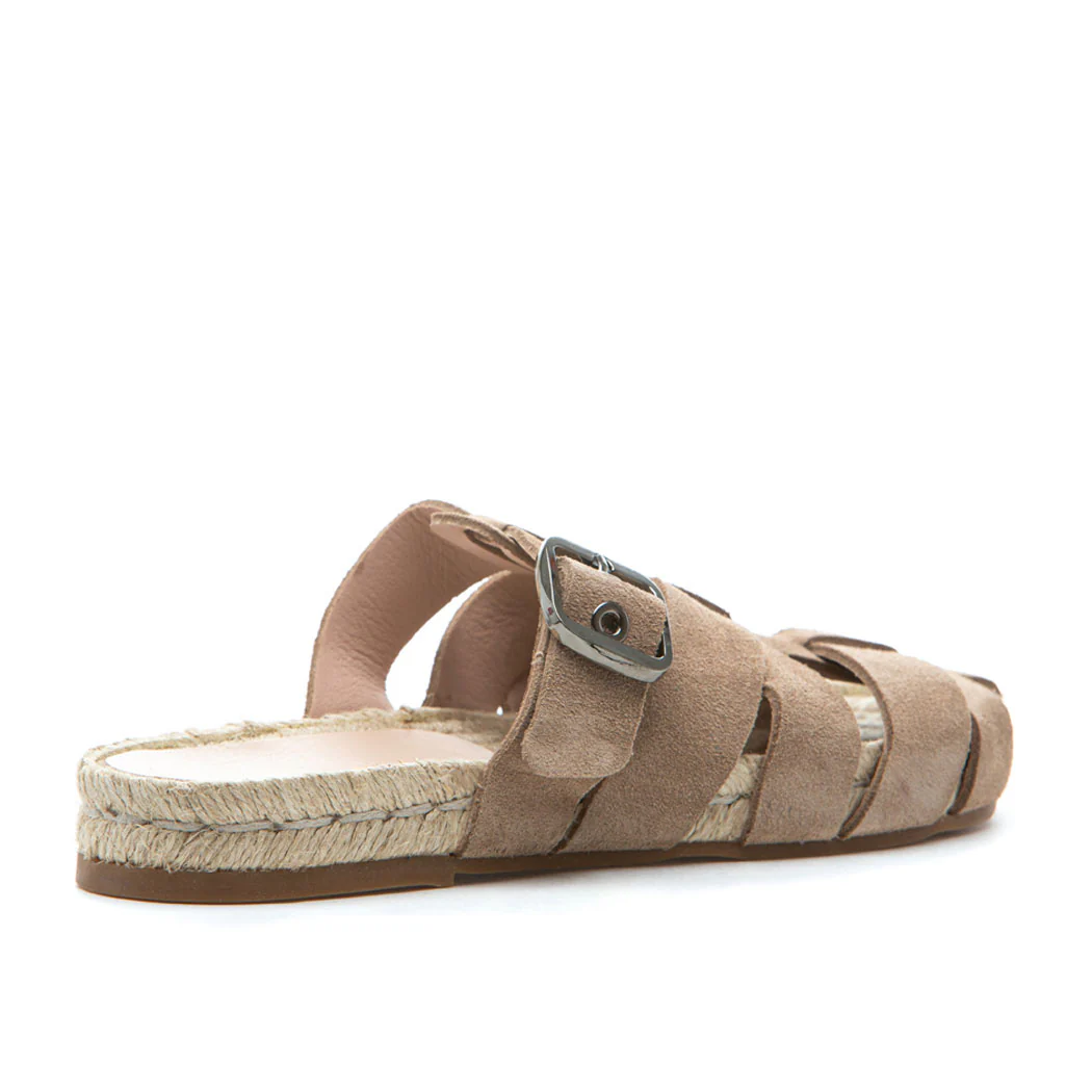 Margo Suede Espadrille Fisherman Sandal - Image 4