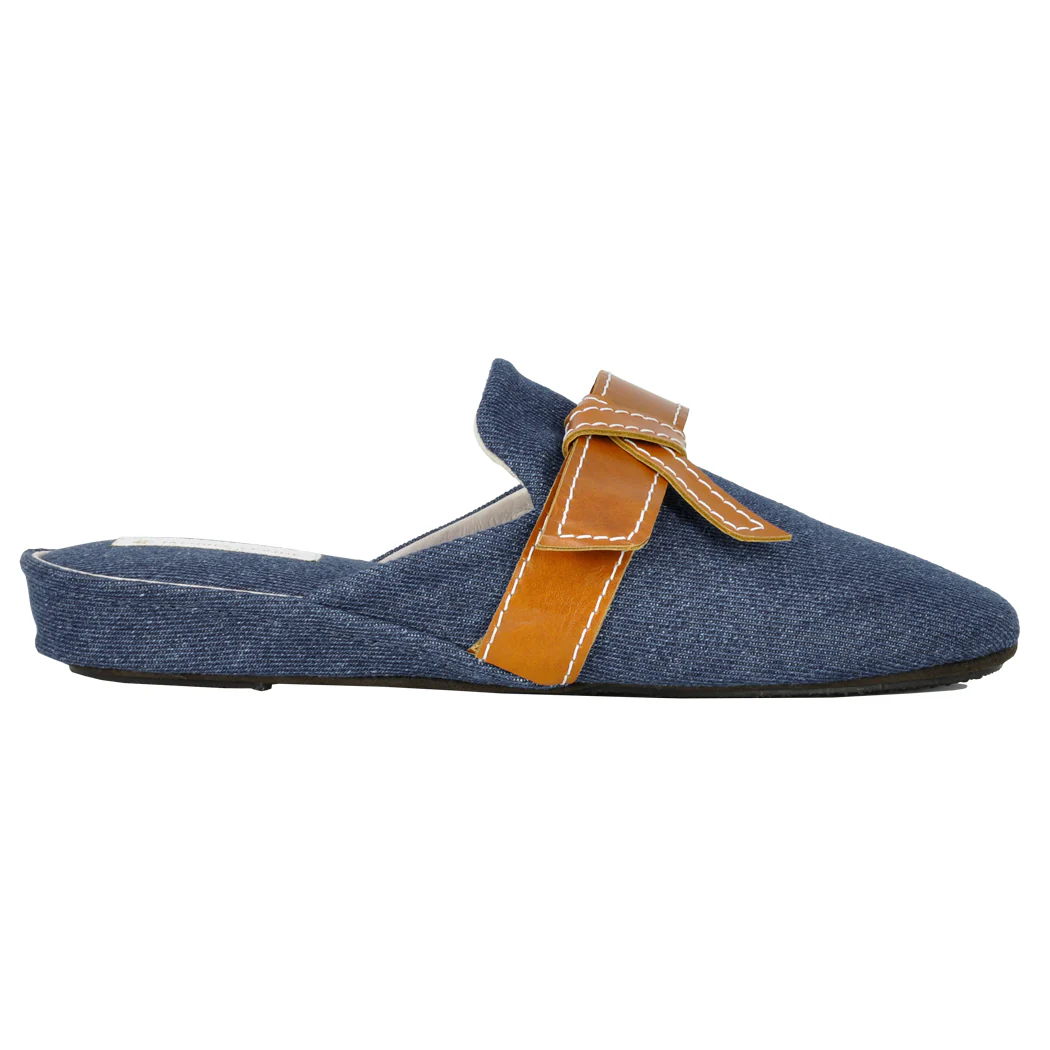 Marissa Denim Buckle Slipper - Image 2
