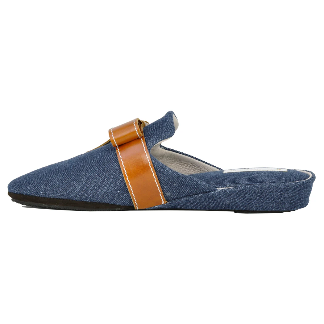 Marissa Denim Buckle Slipper - Image 4