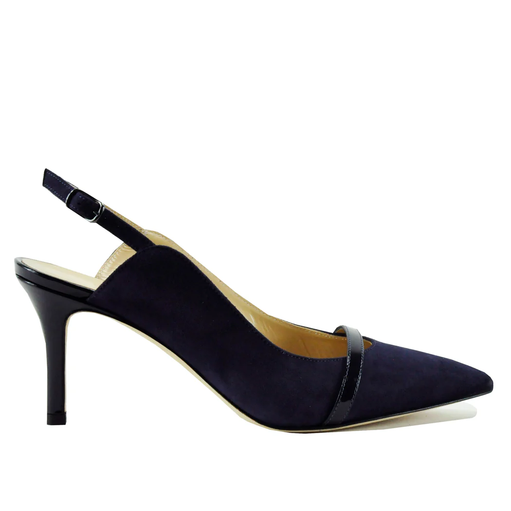 Mark Suede Heel Sling - Image 2