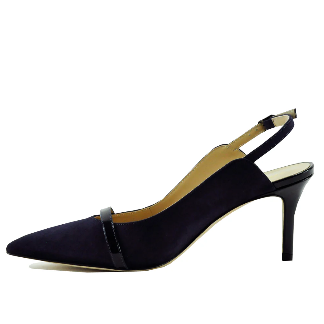 Mark Suede Heel Sling - Image 4