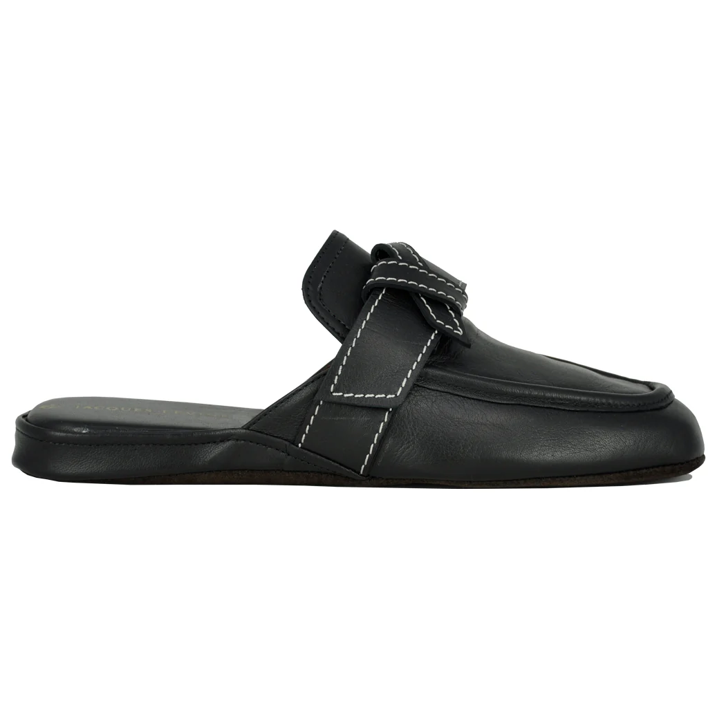 Marlena Leather Buckle Slipper - Image 2