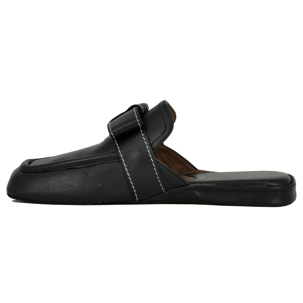 Marlena Leather Buckle Slipper - Image 4