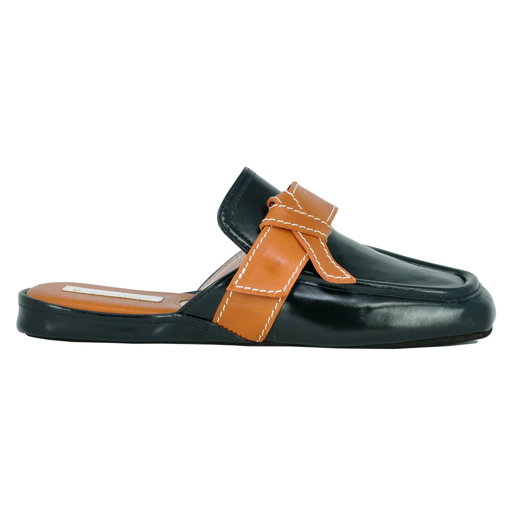 Marlena Leather Buckle Slipper - Image 2