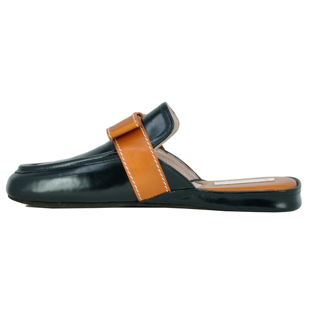 Marlena Leather Buckle Slipper - Image 4