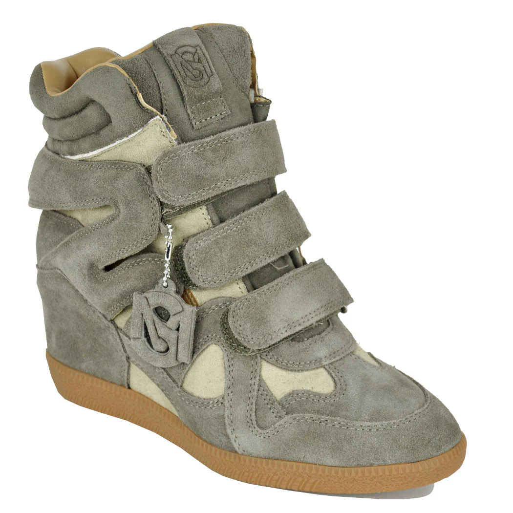 Mavis Velcro Wedge Combo Sneaker