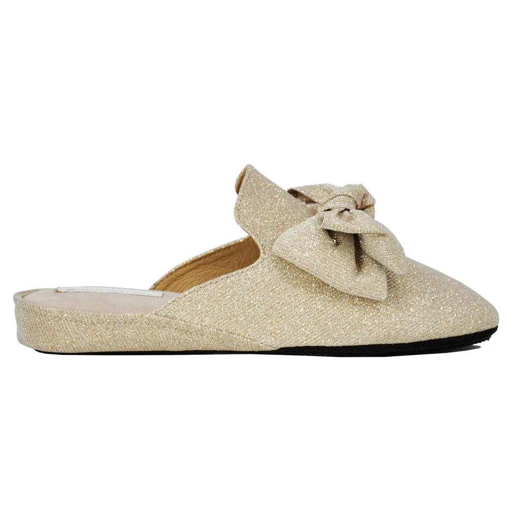 Maya Glitter Bow Slipper - Image 2