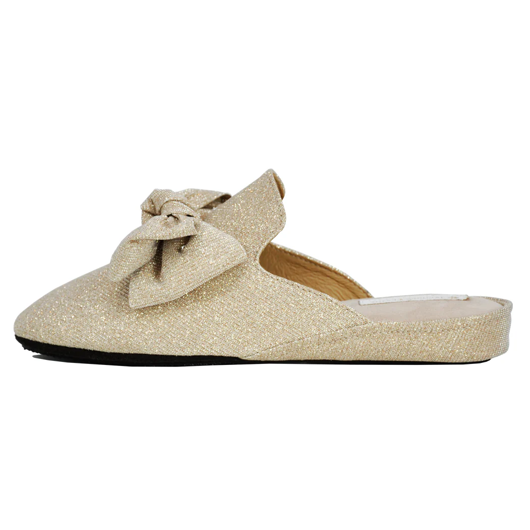 Maya Glitter Bow Slipper - Image 4