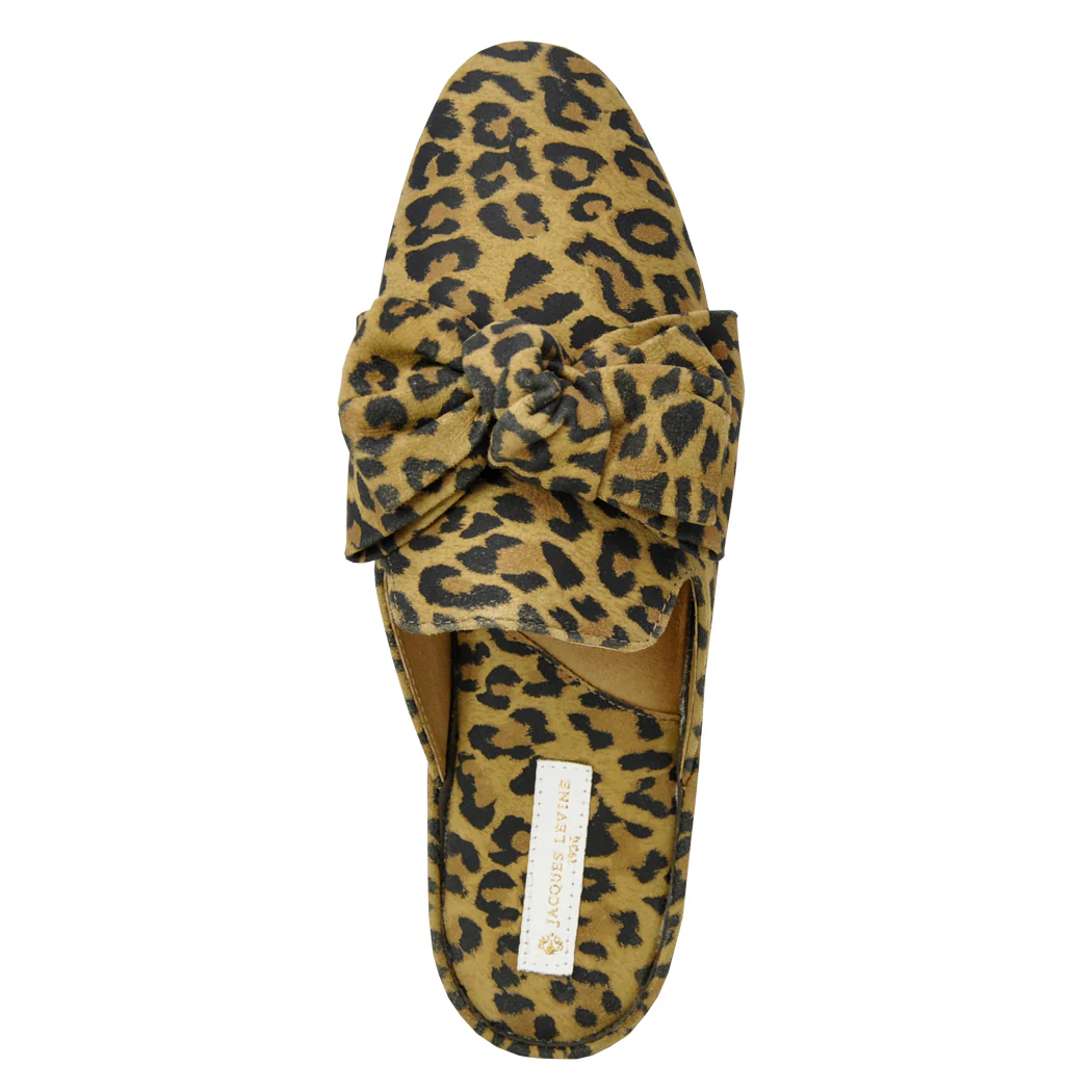 Maya Leopard Bow Slipper - Image 3