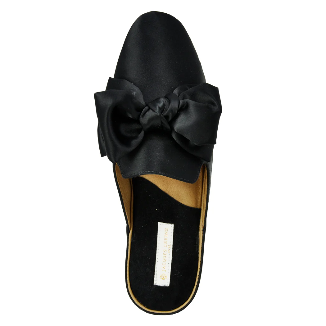Maya Satin Bow Slipper - Image 3