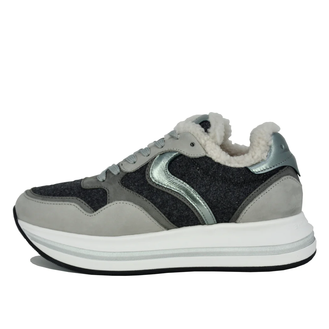 MelanyFur-3B26 Shearling Platform Sneaker - Image 4