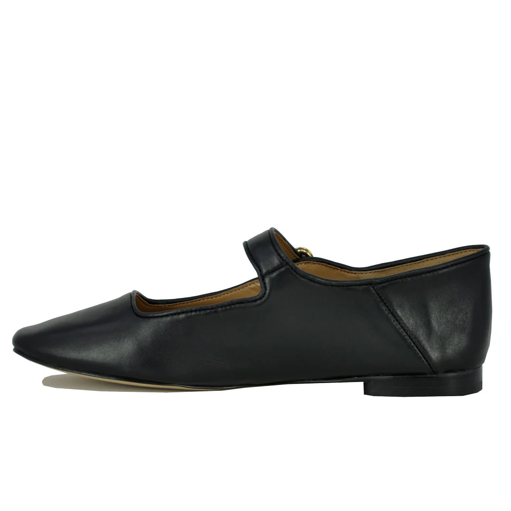 Michaela Leather Flat - Image 4