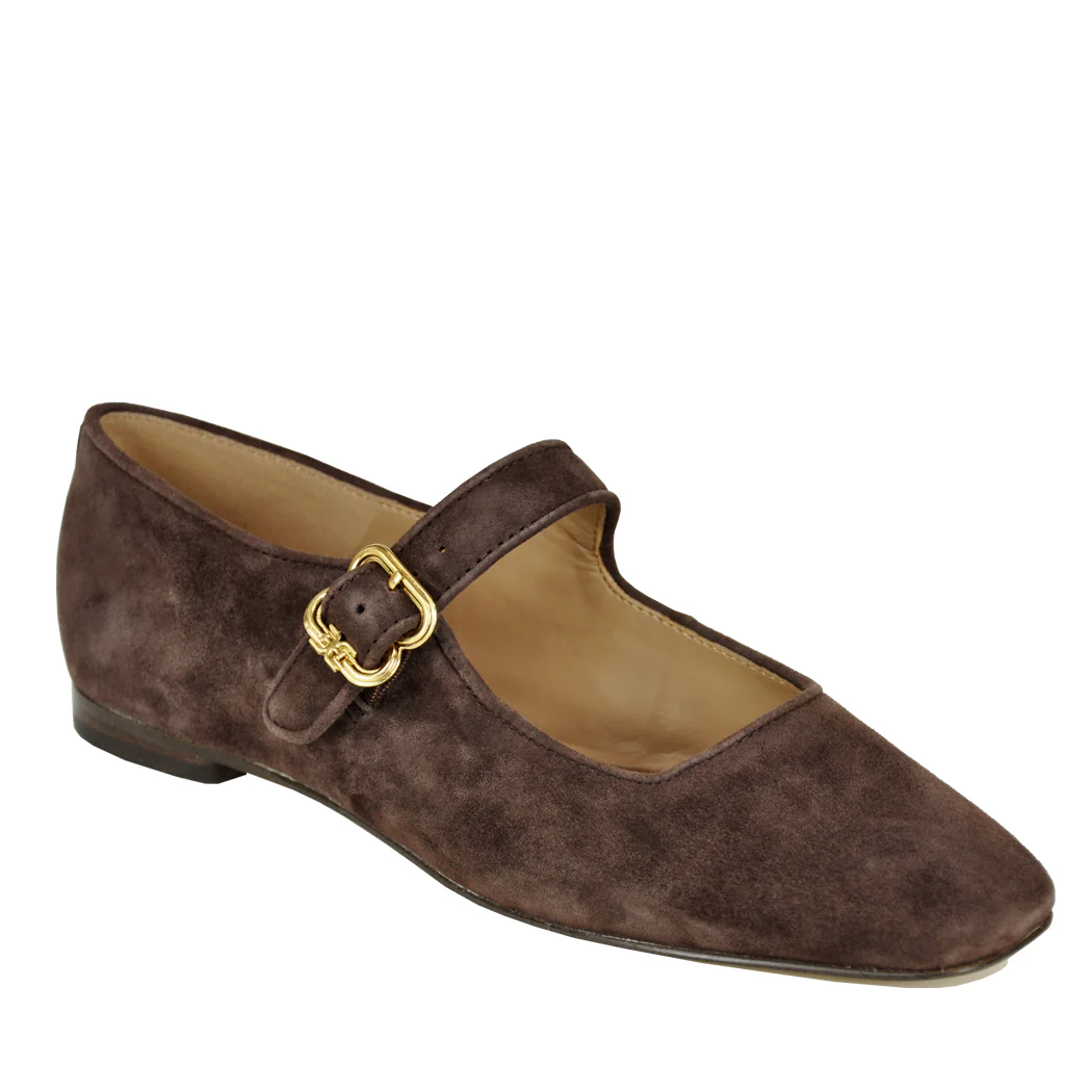 Michaela Suede Mary Jane Ballet