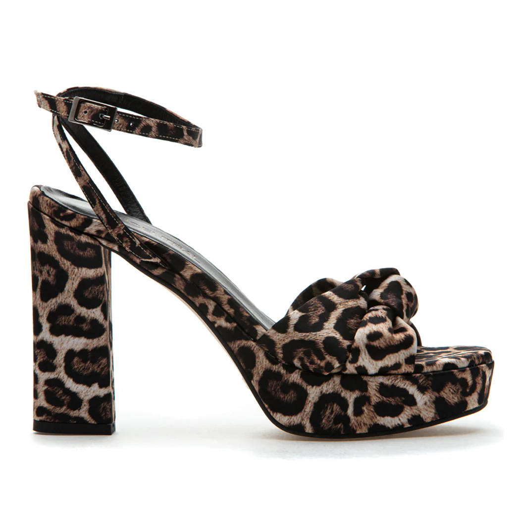 Miles Leopard Knot Platform Sandal - Image 2