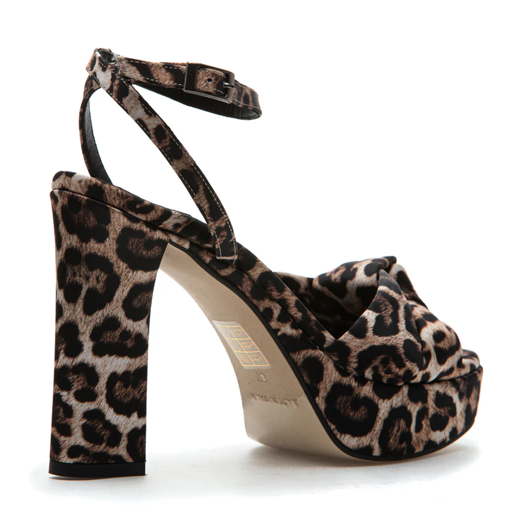 Miles Leopard Knot Platform Sandal - Image 4