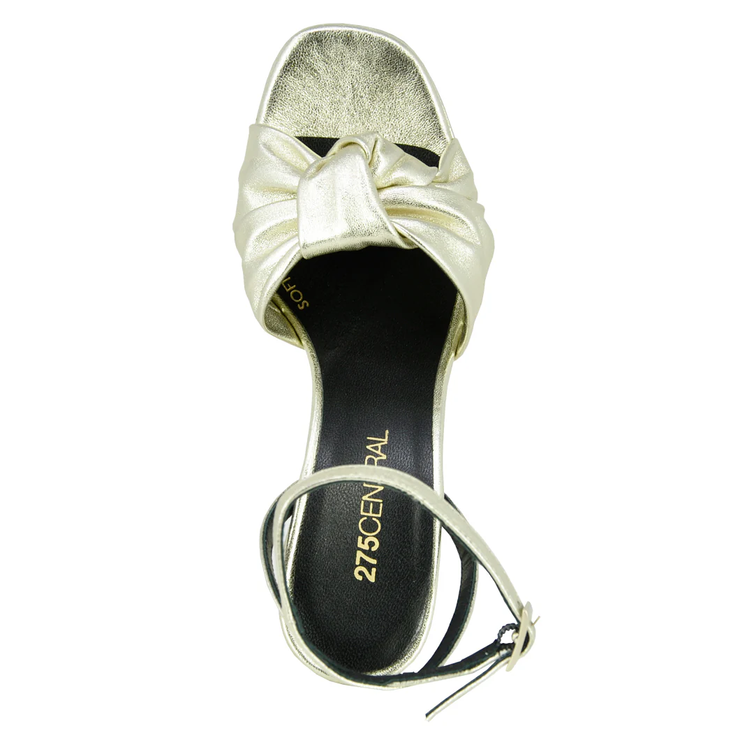 Miles Metallic Knot Platform Sandal - Image 3