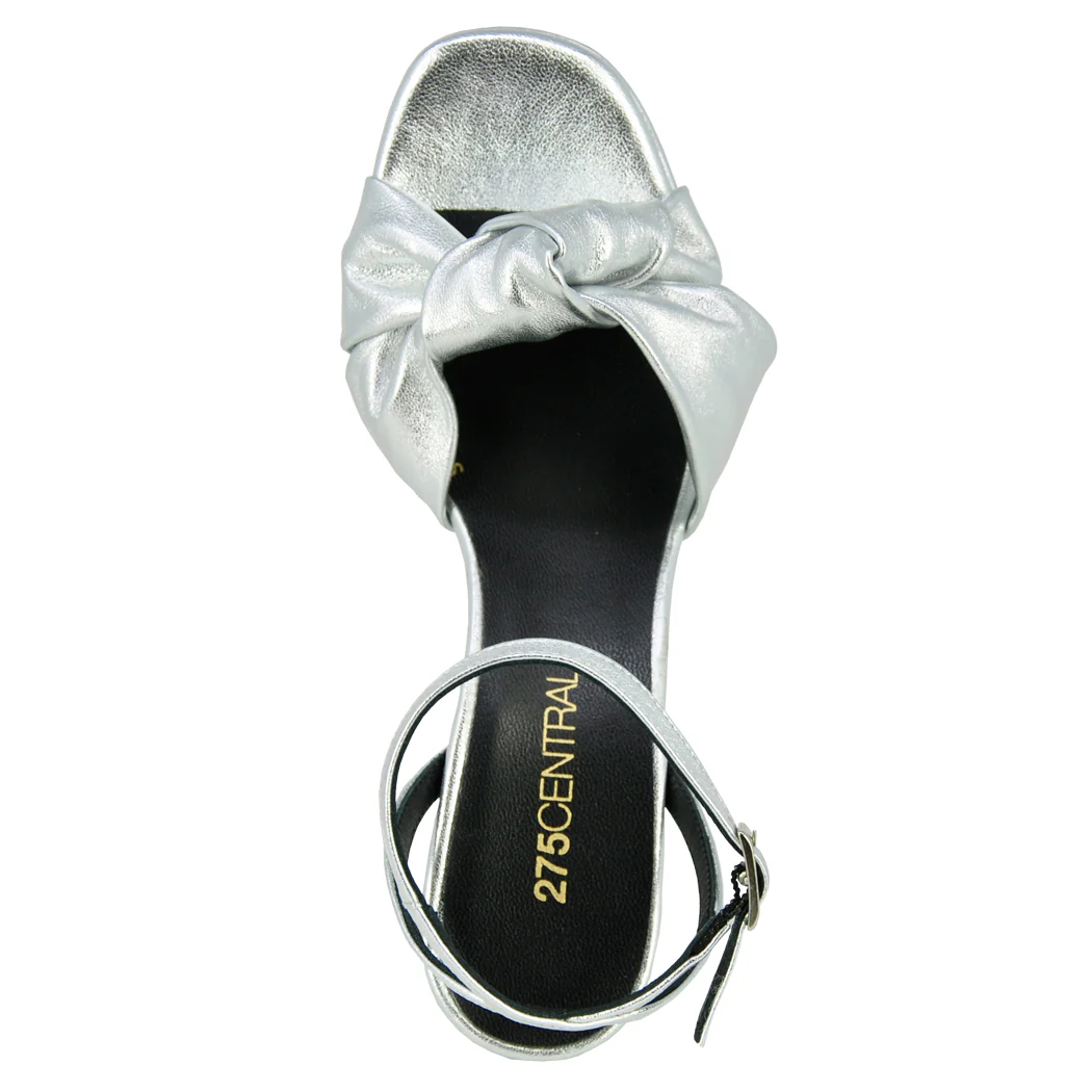 Miles Metallic Knot Platform Sandal - Image 3