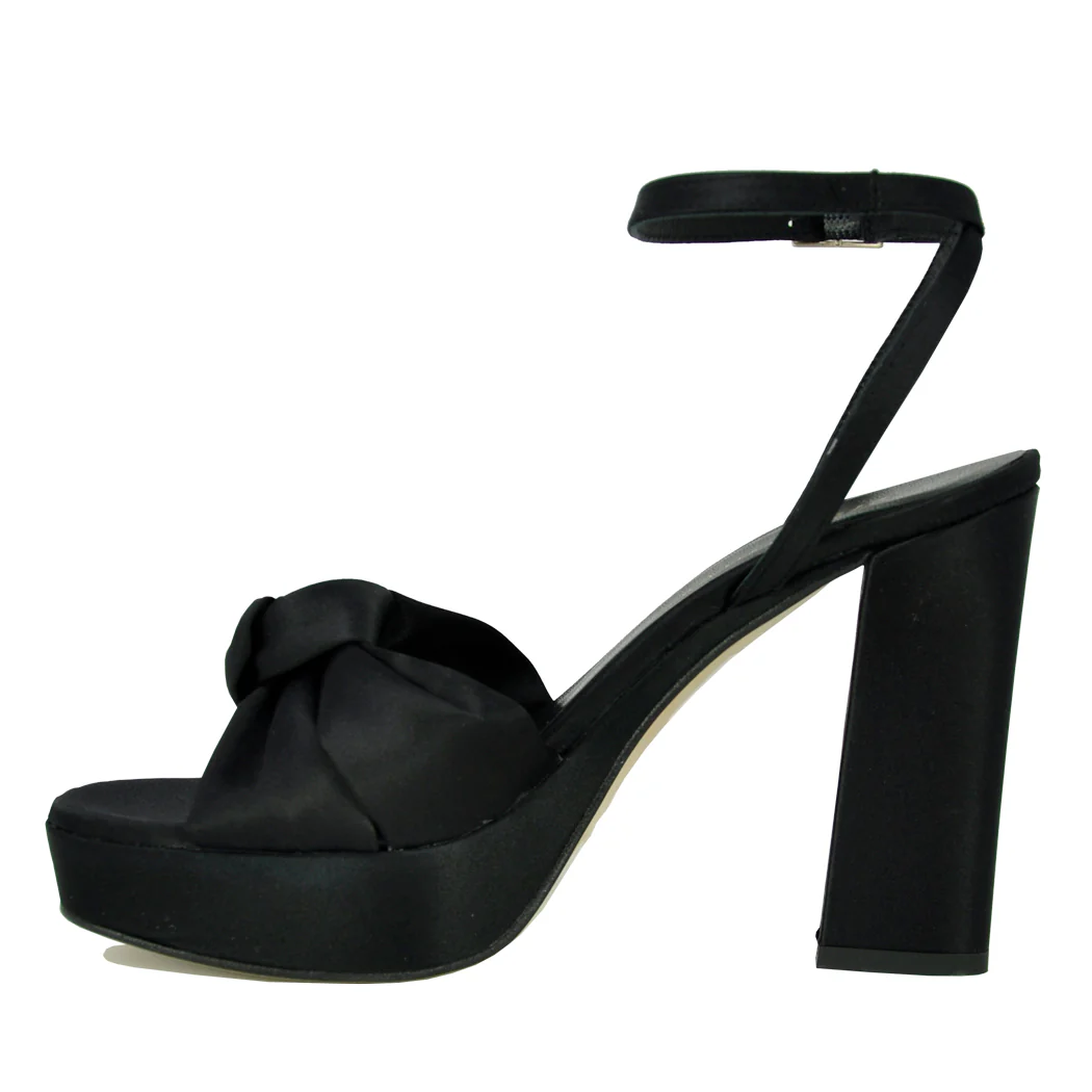 Miles Satin Knot Platform Sandal - Image 5