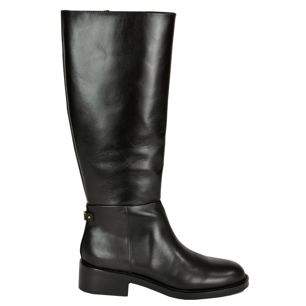 Milla Leather Flat Tall Boot - Image 2