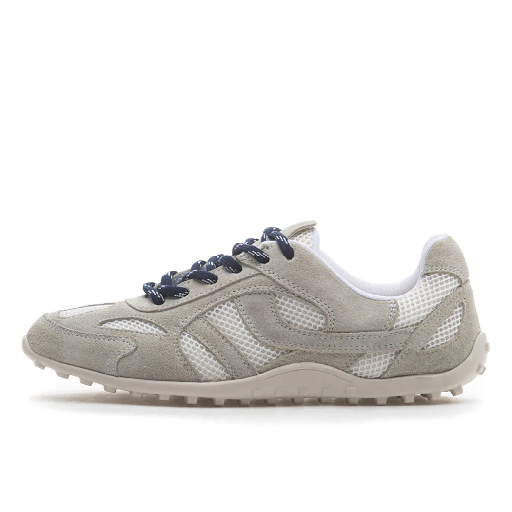Mindala White Navy Tie Sneaker - Image 4