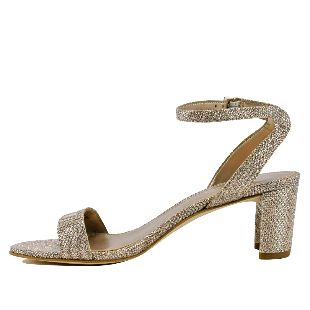 Moira 2 Stone Low Heel Sandal - Image 4