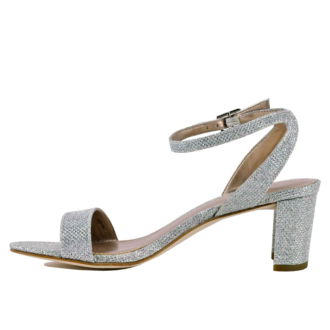 Moira 2 Stone Low Heel Sandal - Image 4