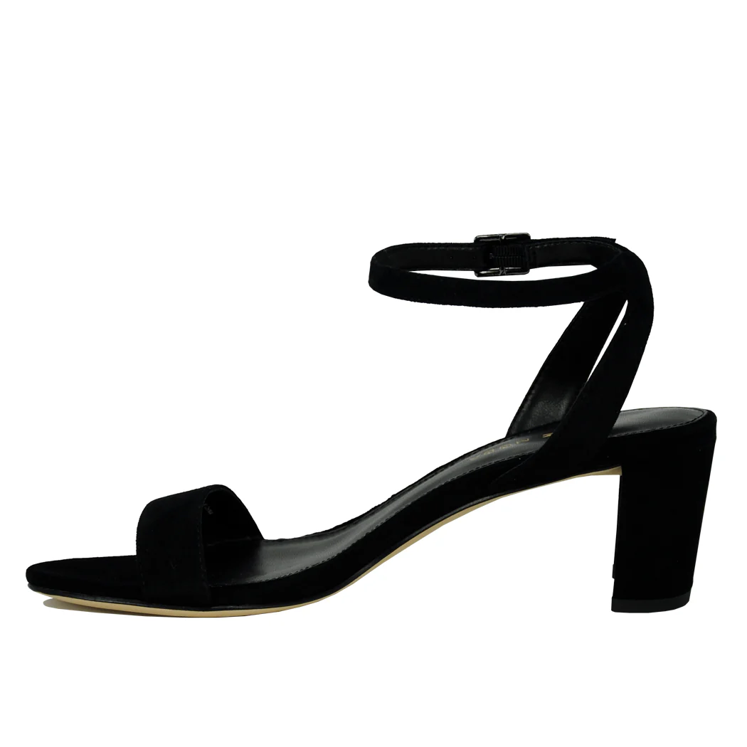 Moira-2 Suede Heel Sandal - Image 4