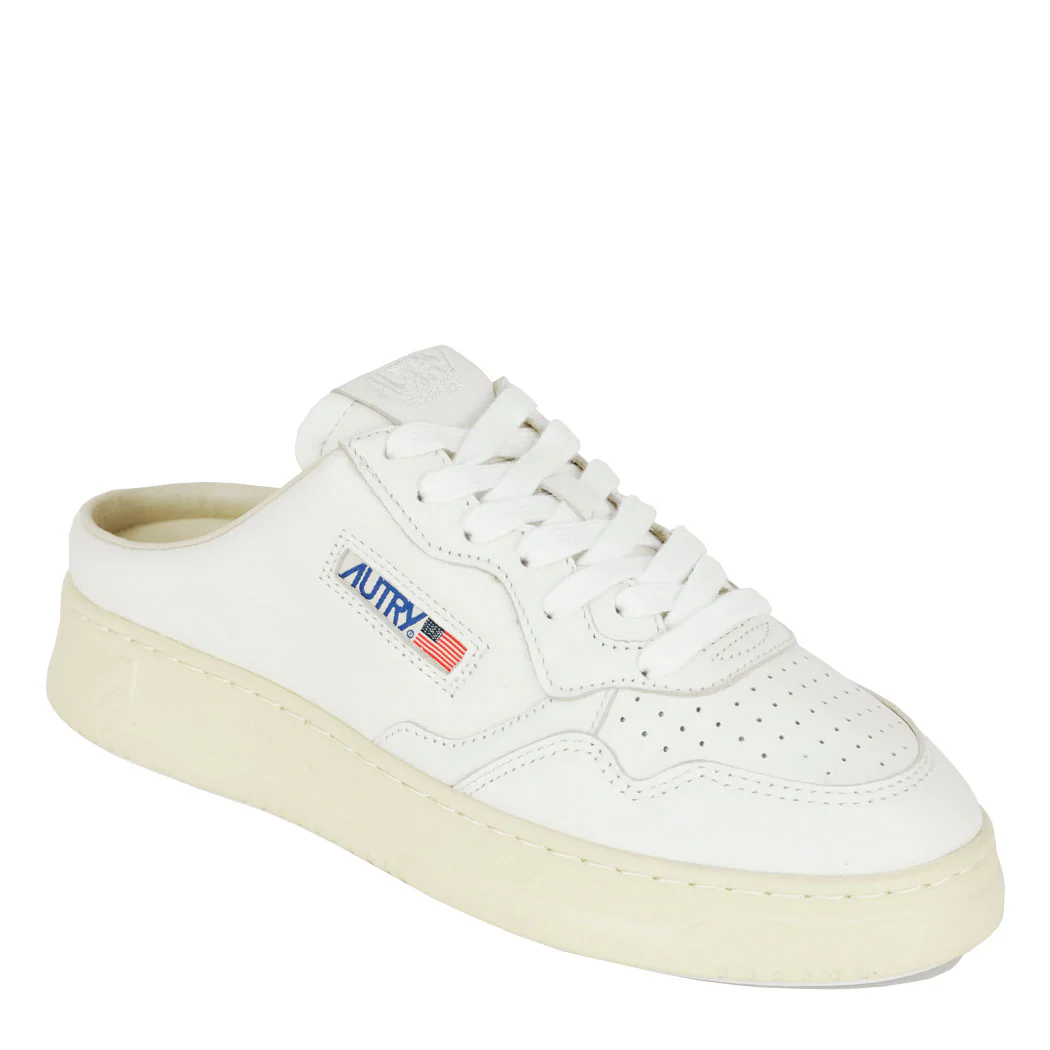 MuleLow-GG04 Leather Mule Sneaker