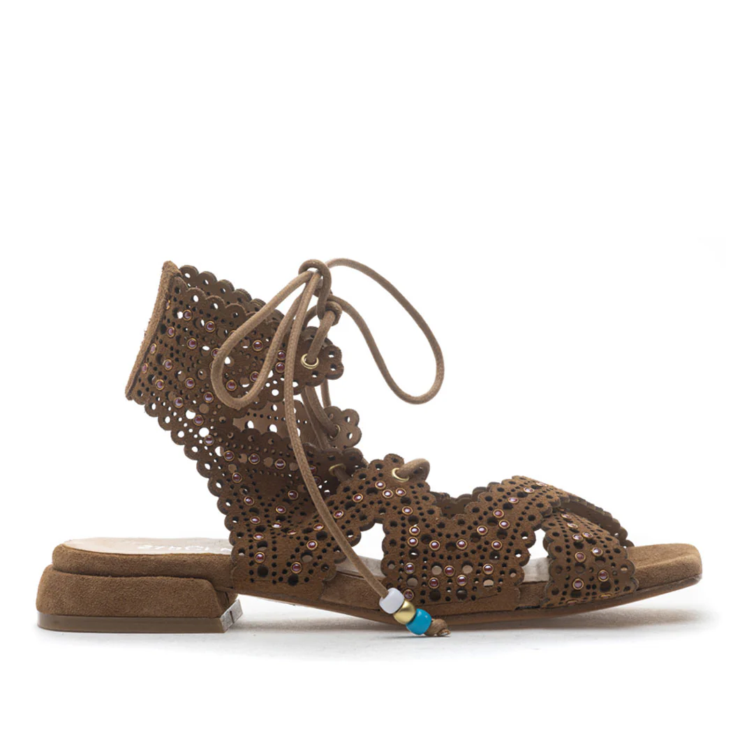 Murph Suede Lace Up Sandal - Image 2