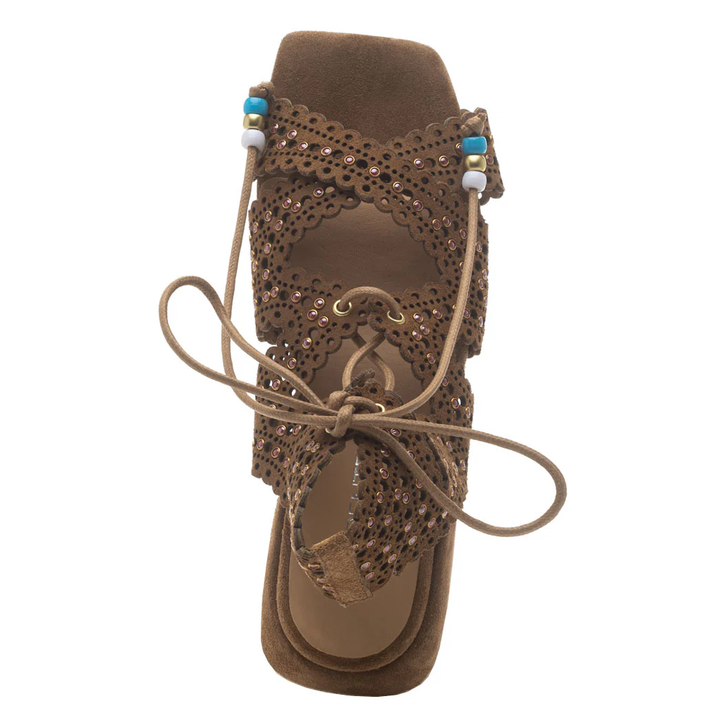 Murph Suede Lace Up Sandal - Image 3