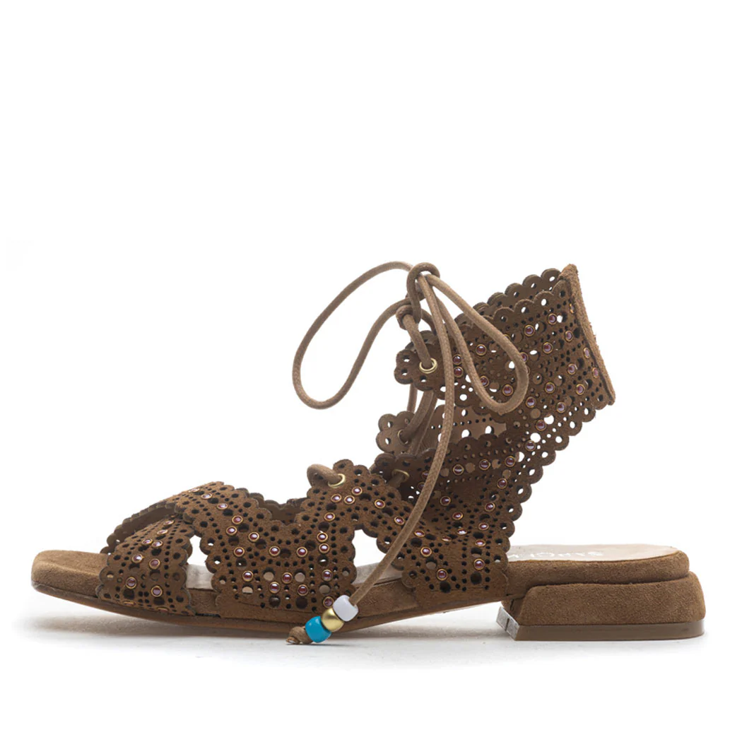 Murph Suede Lace Up Sandal - Image 4