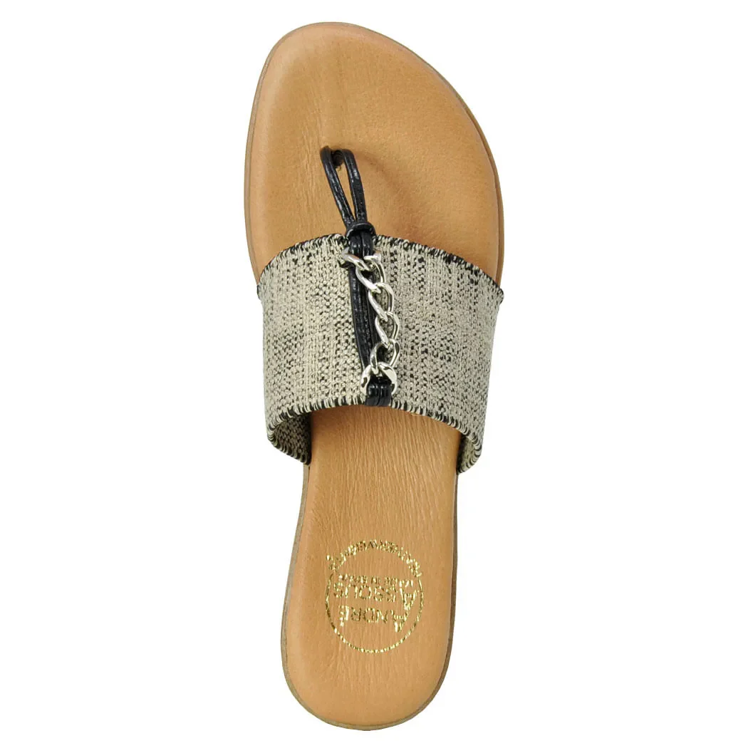 Nerice Linen Flat Thong - Image 3