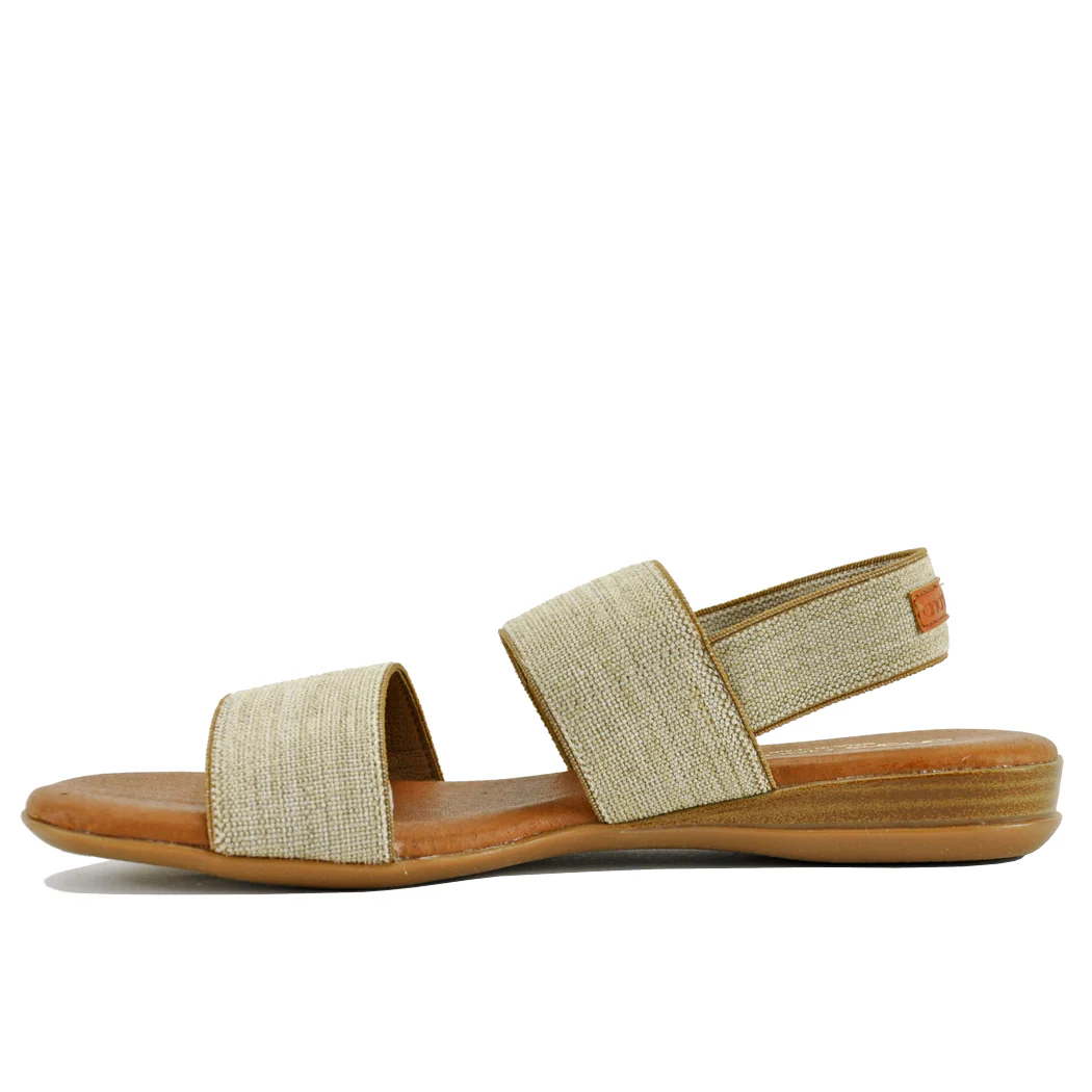 Nigella Linen Flat Sandal - Image 4