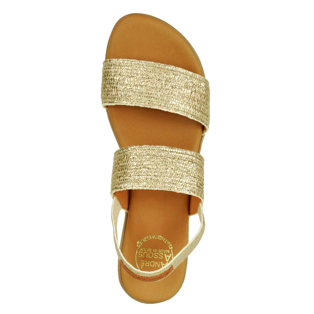 Nigella Woven Stretch Flat Sandal - Image 3