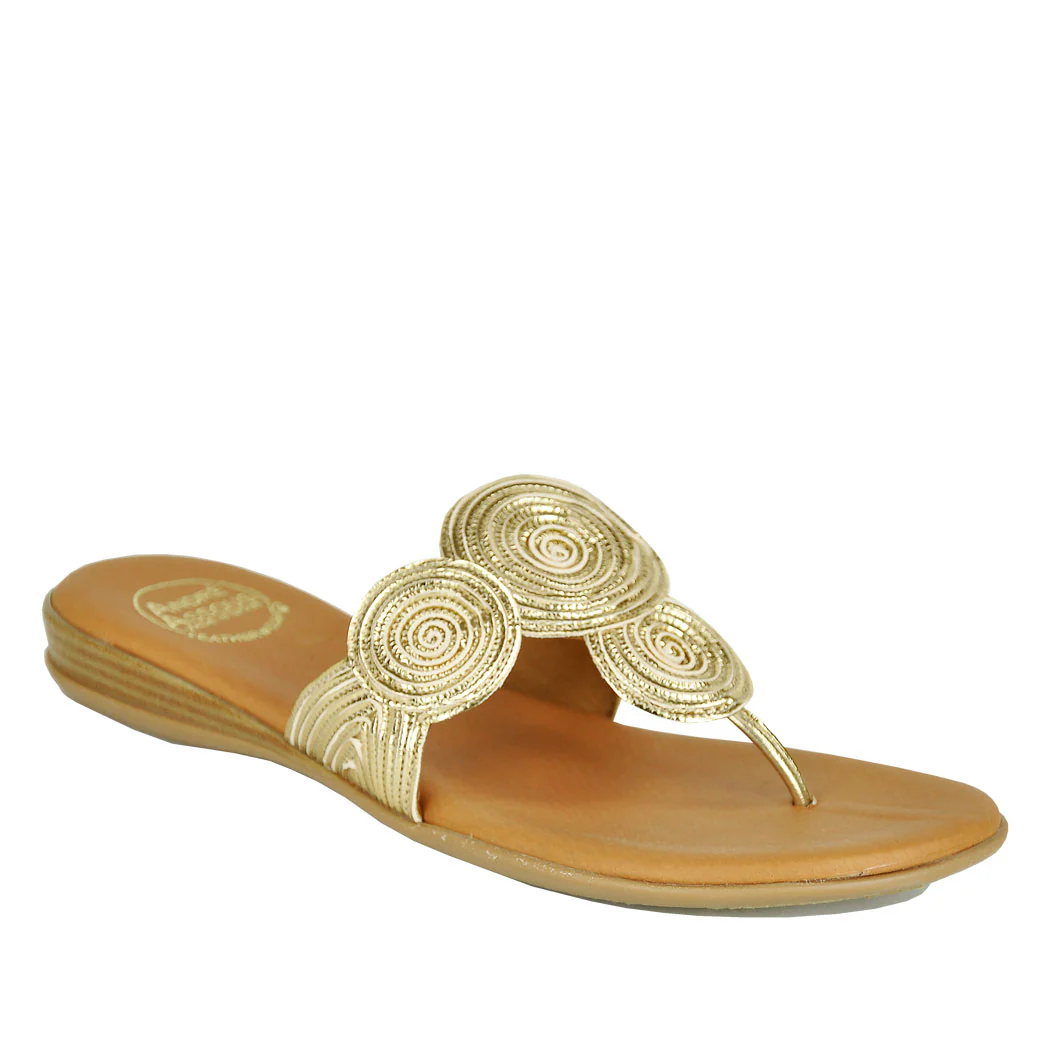 Nikky Leather Flat Thong