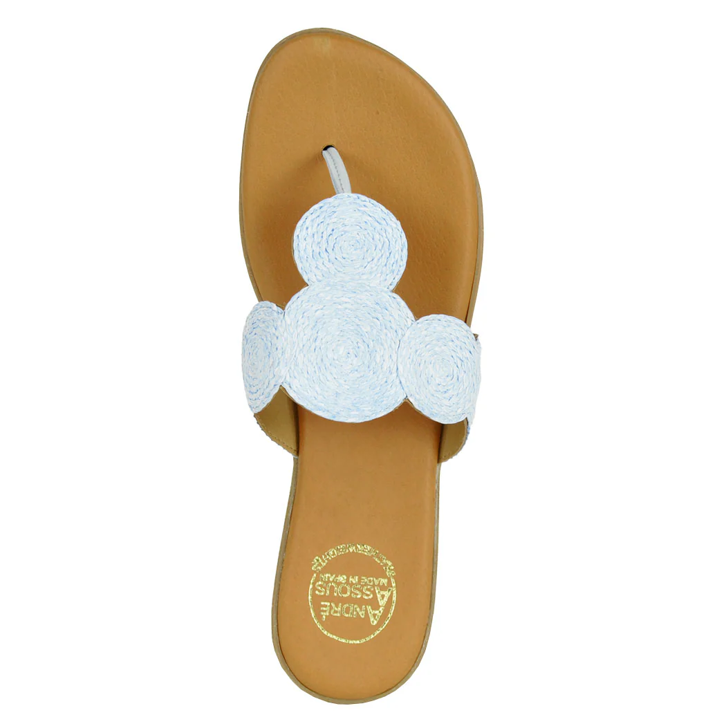 Nikky Leather Flat Thong - Image 3