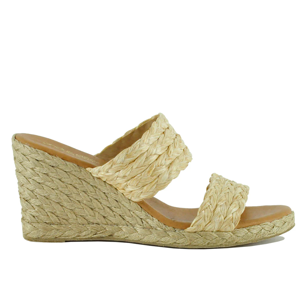 Nolita Raffia Wedge Slide - Image 2