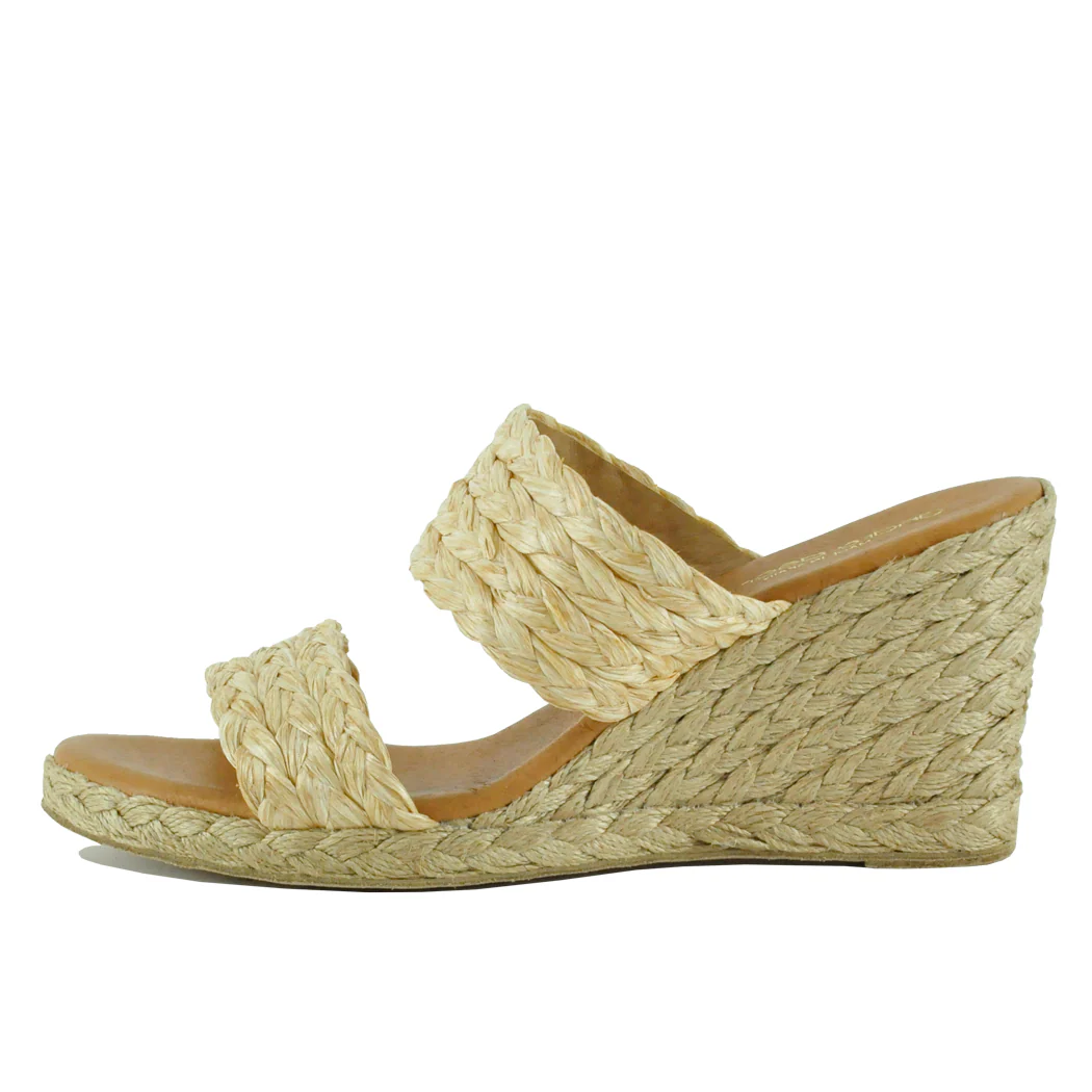 Nolita Raffia Wedge Slide - Image 4