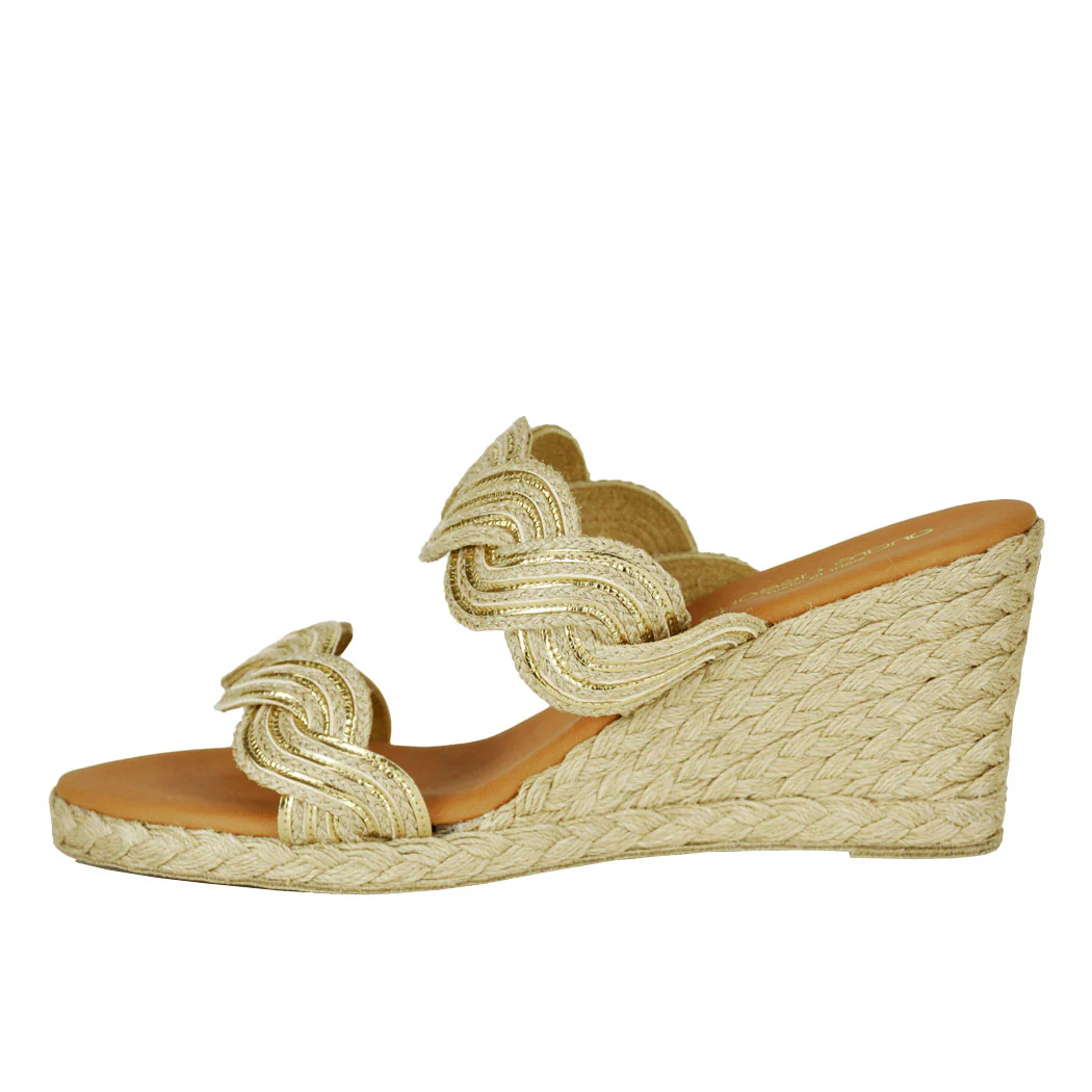 Nolita-Twist Double Banded Wedge Espadrille - Image 4