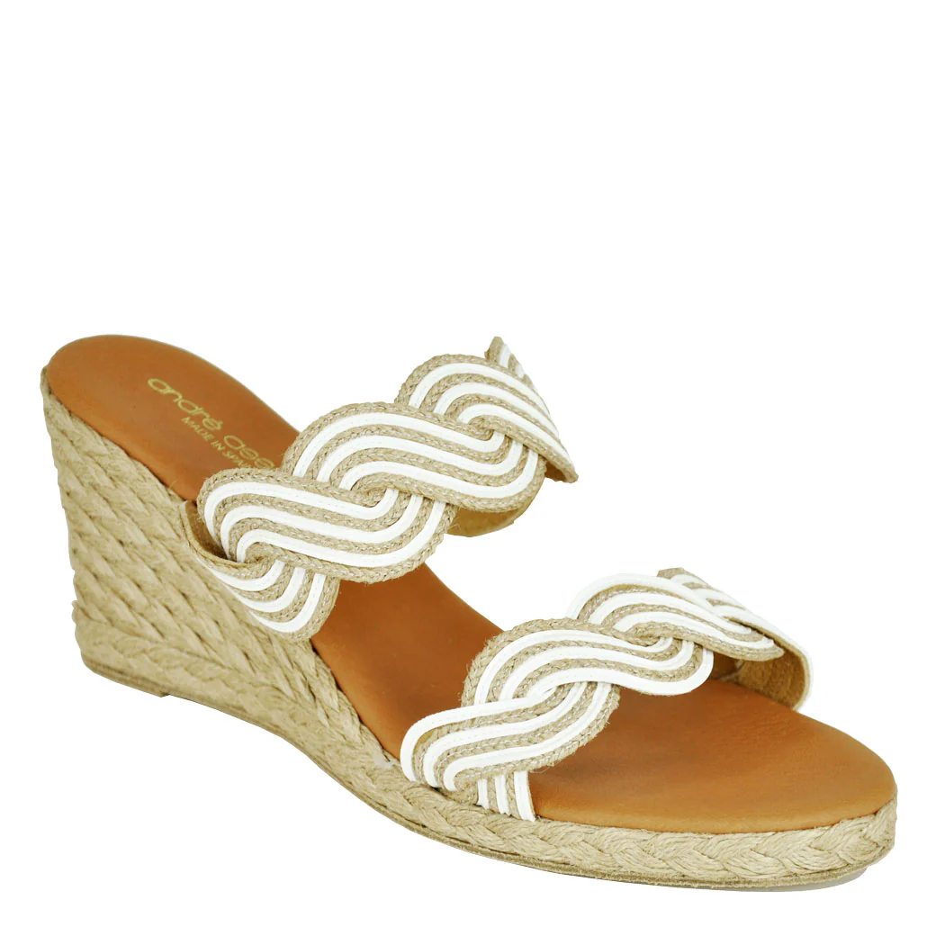 Nolita-Twist Double Banded Wedge Espadrille