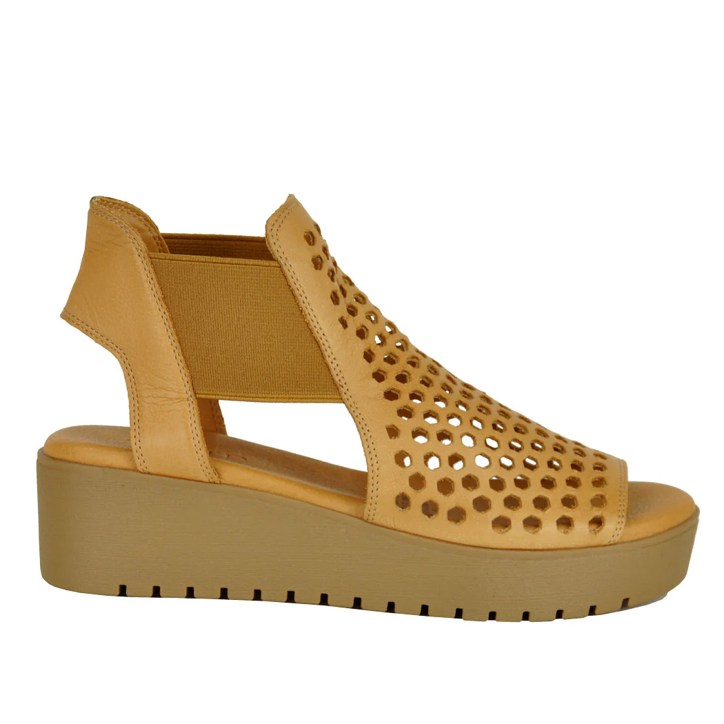 Odeya Perforated Wedge Sandal - Image 2