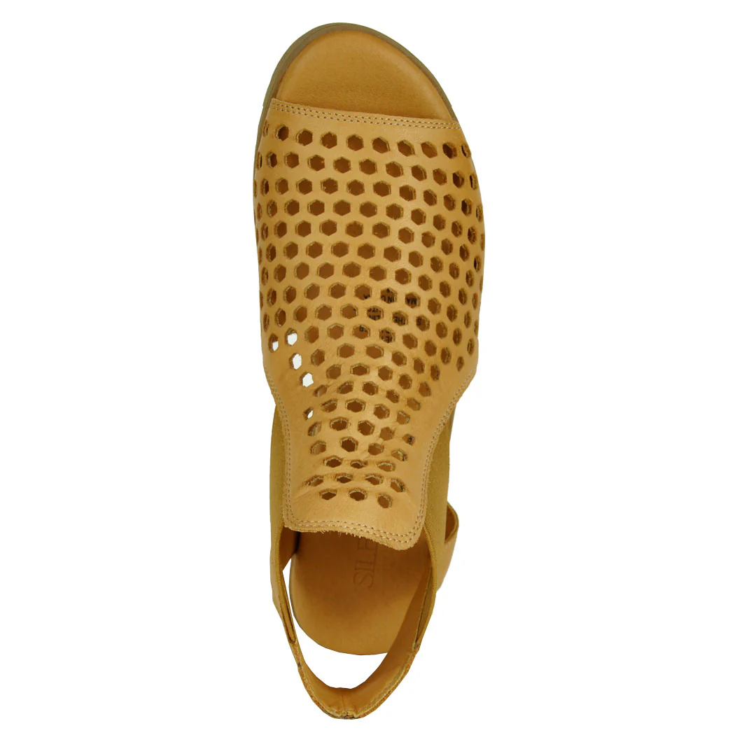 Odeya Perforated Wedge Sandal - Image 3