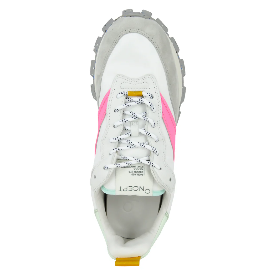Osaka Pink Lace Up Sneaker - Image 3
