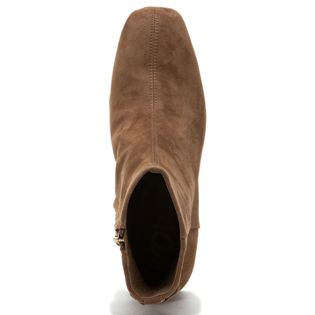Paige Suede Stacked Heel Boot - Image 3