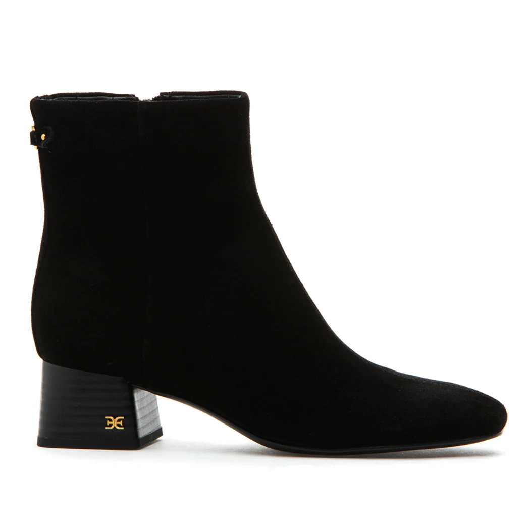 Paige Suede Stacked Heel Boot - Image 2