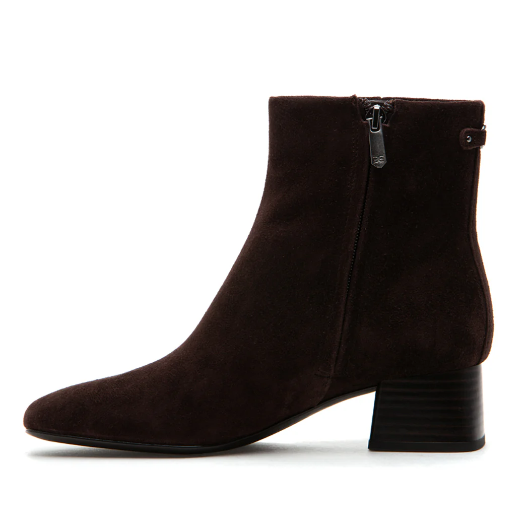 Paige Suede Stacked Heel Boot - Image 4