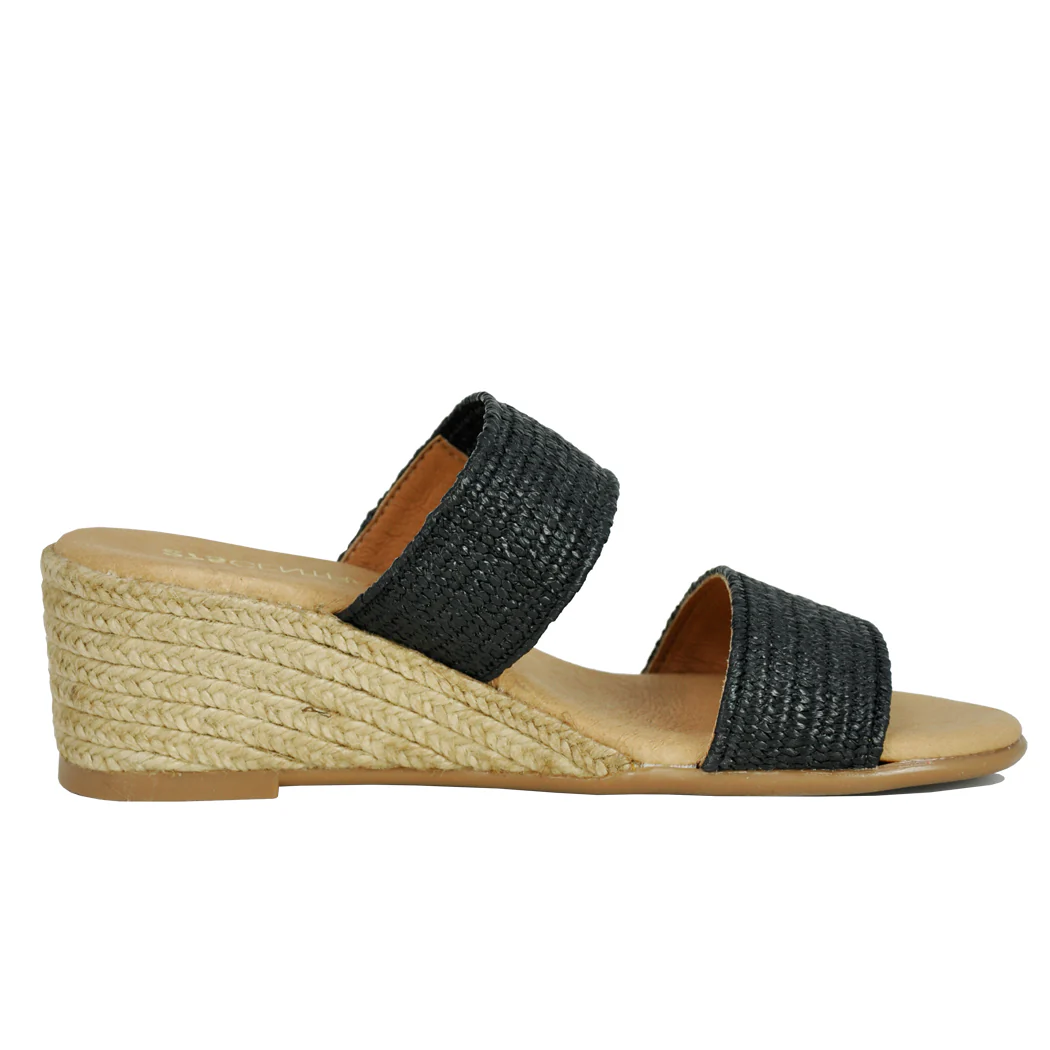 Paisley Stretch Raffia Espadrille Wedge - Image 2