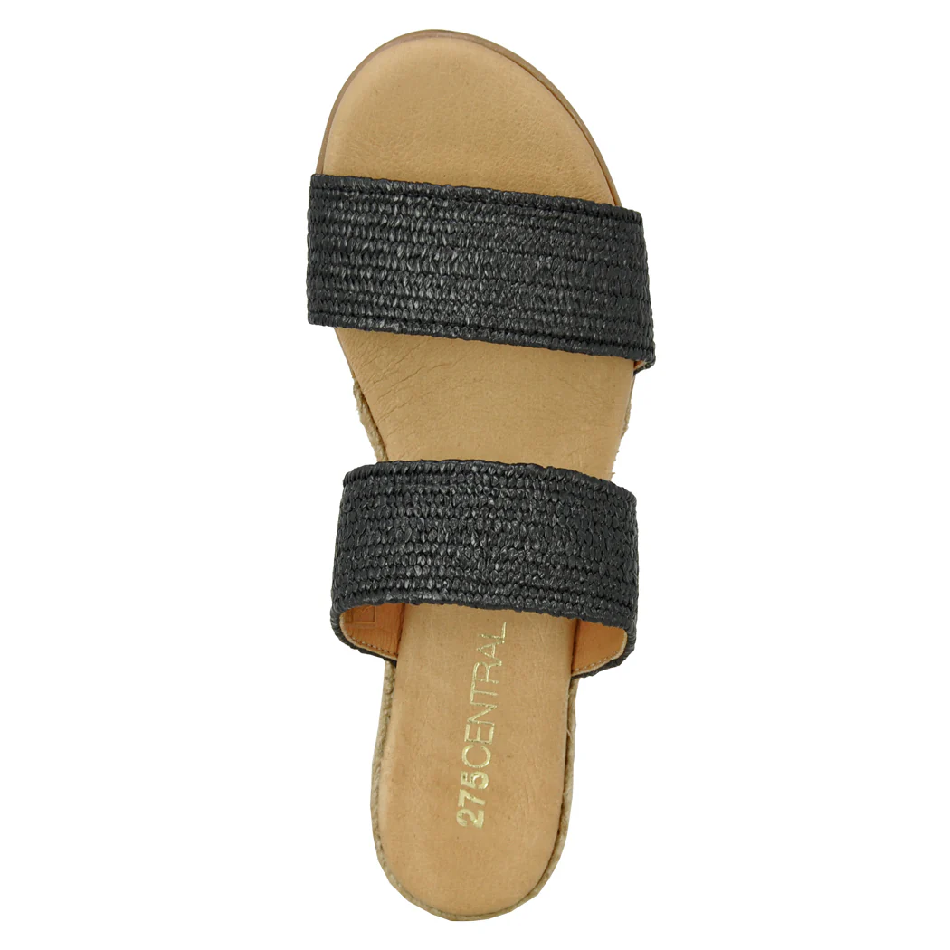 Paisley Stretch Raffia Espadrille Wedge - Image 3