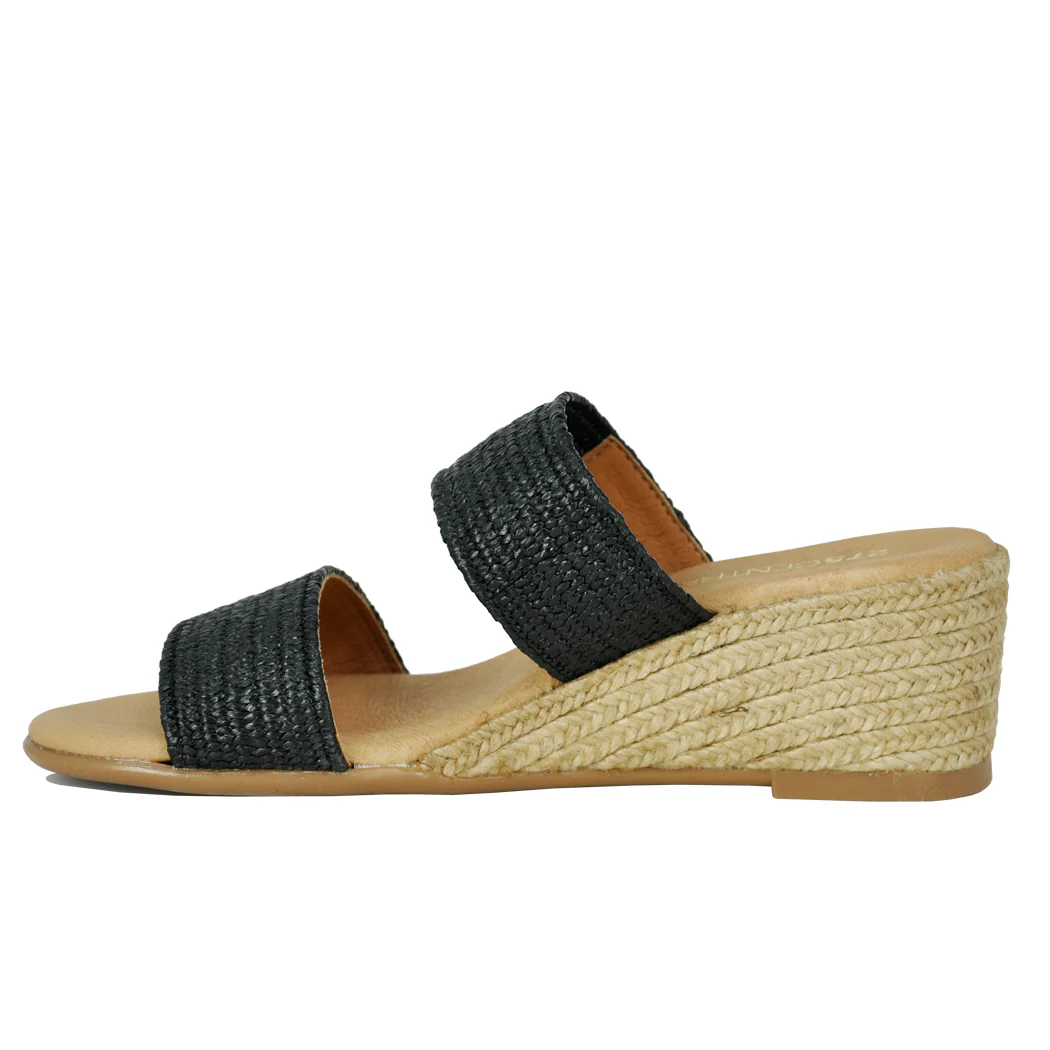 Paisley Stretch Raffia Espadrille Wedge - Image 4